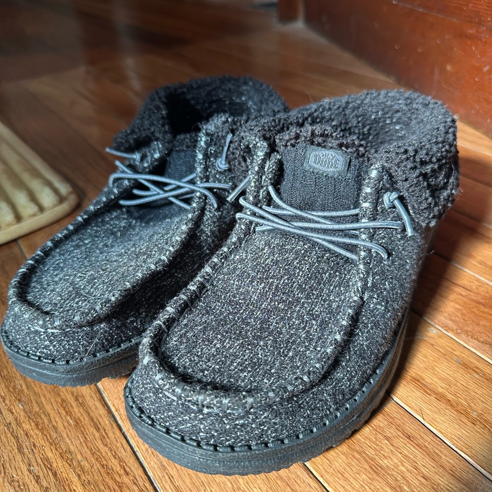 Hey Dude Black Casual Shoes